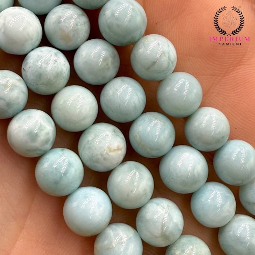 Larimar / kulka gładka / ok.8 mm