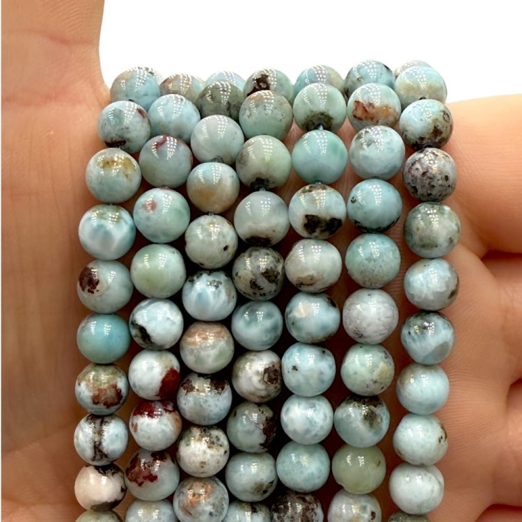 Larimar / kulka gładka / ok.6mm