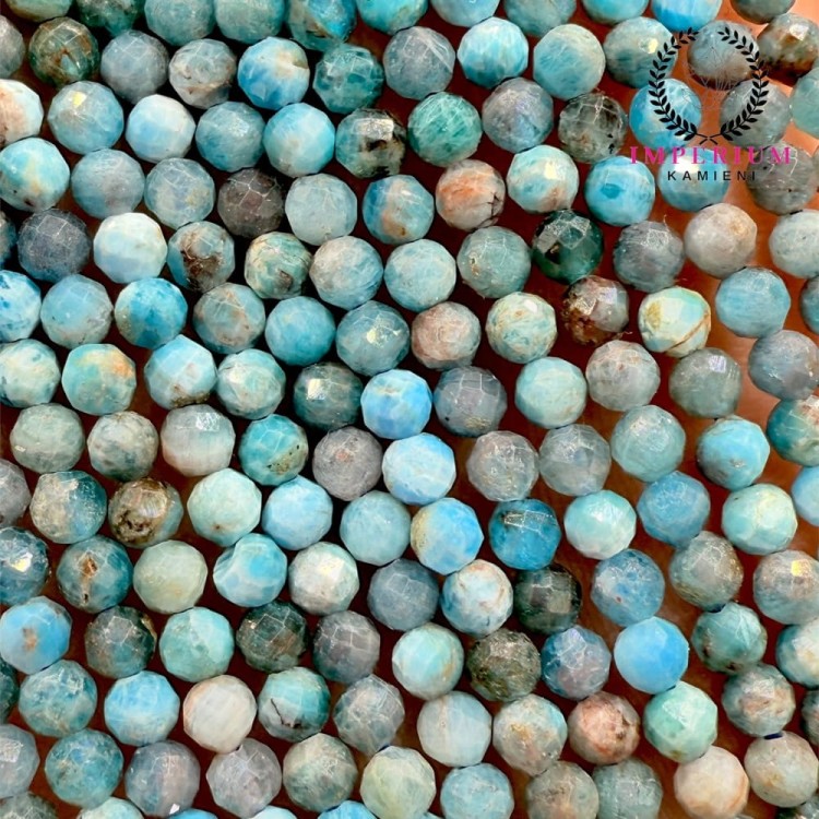 Apatyt / kulka fasetowana / ok. 4mm