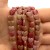 Rodonit / serce fasetowane / ok. 8 mm