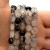 Kwarc z Czarnym Turmalinem / pastylka fasetowana / ok. 8x5mm