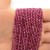 Rubin Ciemny / kulka fasetowana / ok. 2mm