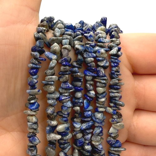 Sodalit / sieczka - 80 cm gładka / ok. 3x5mm