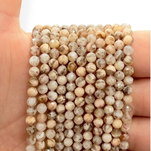 Feldspar / kulka fasetowana / ok. 4mm