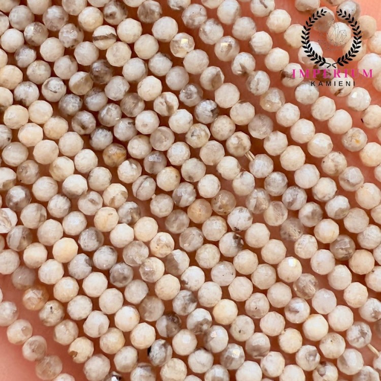 Feldspar / kulka fasetowana / ok. 2mm