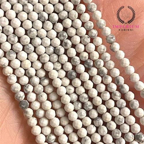Howlit / kulka fasetowana / ok. 3mm