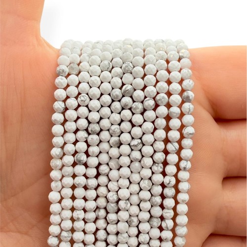 Howlit / kulka fasetowana / ok. 3mm