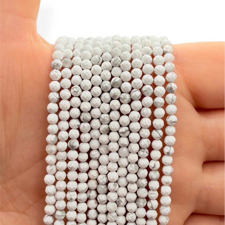 Howlit / kulka fasetowana / ok. 3mm