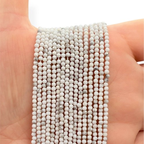 Howlit / kulka fasetowana / ok. 2mm