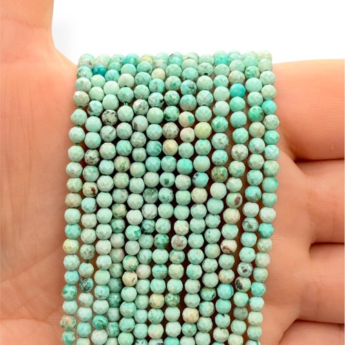 Jaspis Miętowy / kulka fasetowana / ok. 3mm