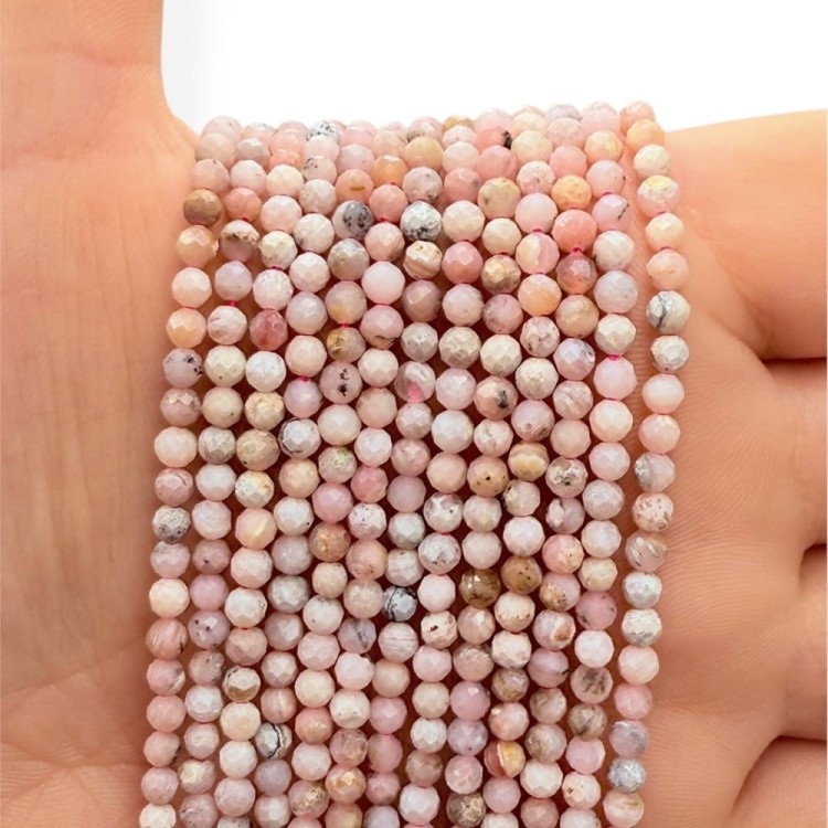 Jaspis Bambusowy / kulka fasetowana / ok. 3mm