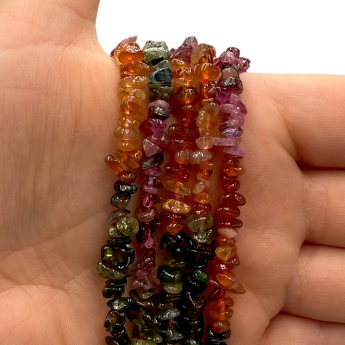 Turmalin gradient / sieczka gładka / ok. 5x8mm