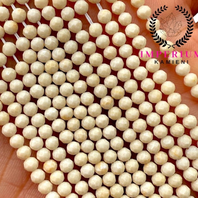 Kamień Rzeczny / kulka fasetowana / ok. 3mm