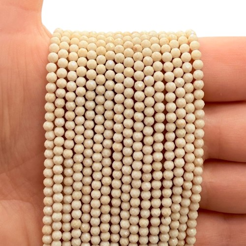 Kamień Rzeczny / kulka fasetowana / ok. 3mm