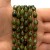 Jadeit Zielony / oliwka fasetowana / ok. 6x8mm