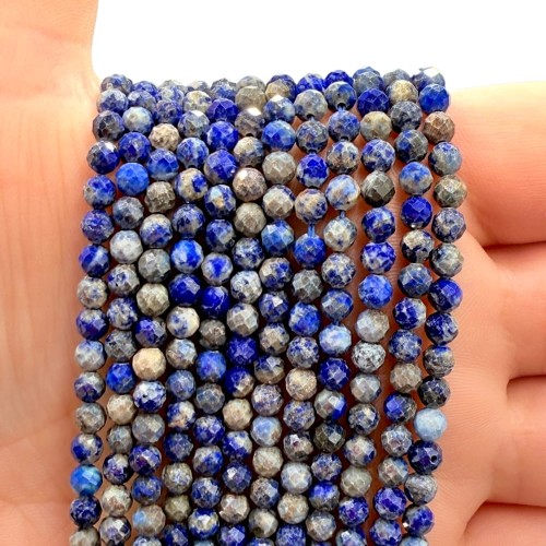 Lapis Lazuli / kulka fasetowana / ok. 4mm