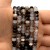 Agat Brązowy / oponka fasetowana / ok. 6x4mm