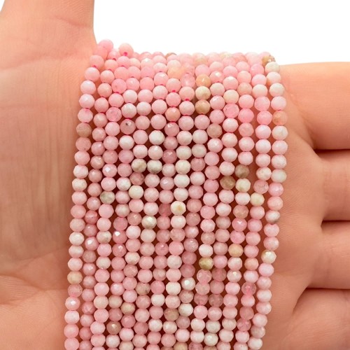 Opal Peruwiański / kulka fasetowana / ok. 3mm