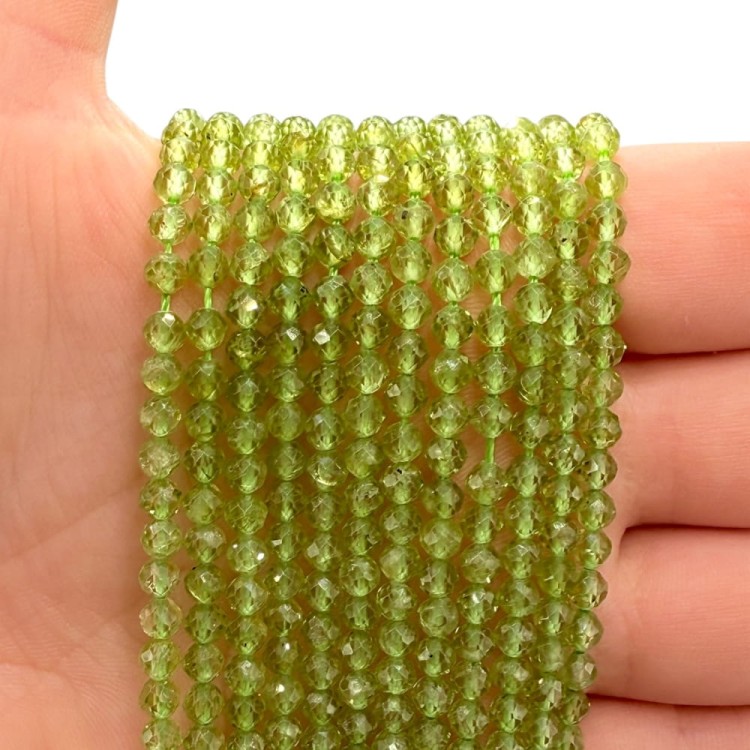 Oliwin / kulka fasetowana / ok. 4mm