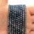 Jadeit Dark Blue / kulka fasetowana / ok. 4mm