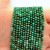 Jadeit Afrykański / kulka fasetowana / ok. 3mm