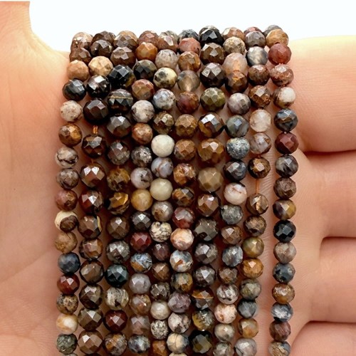 Pietersyt / kulka fasetowana / ok. 4mm