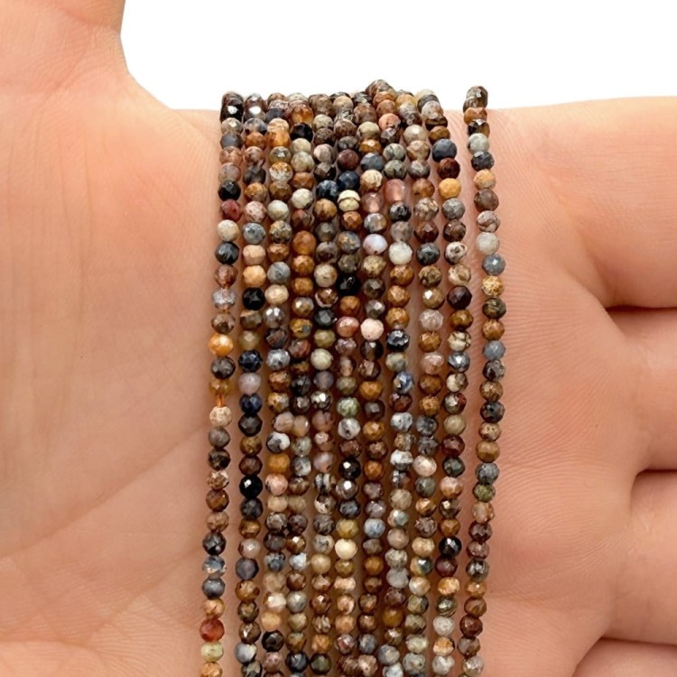 Pietersyt / kulka fasetowana / ok. 2mm