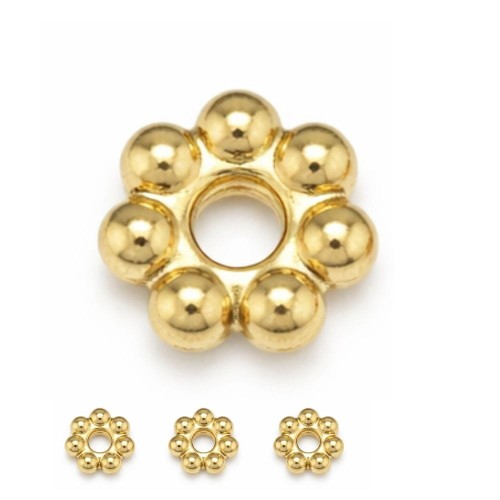 Przekładka ozdobna 3mm / stal PVD / kolor złoty / 20szt.