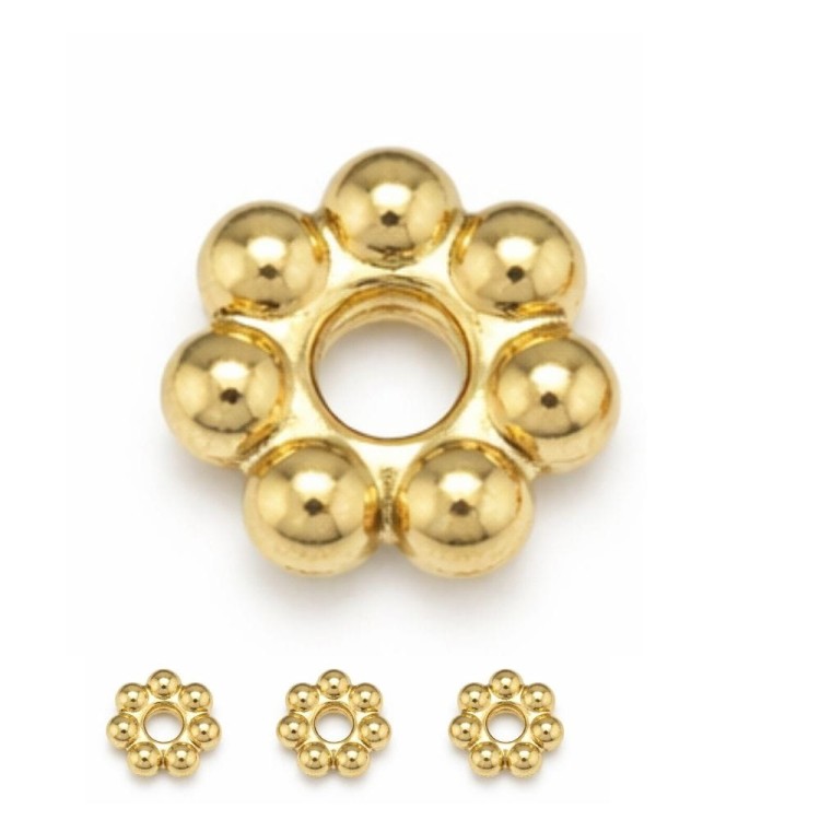 Przekładka ozdobna 3mm / stal PVD / kolor złoty / 20szt.
