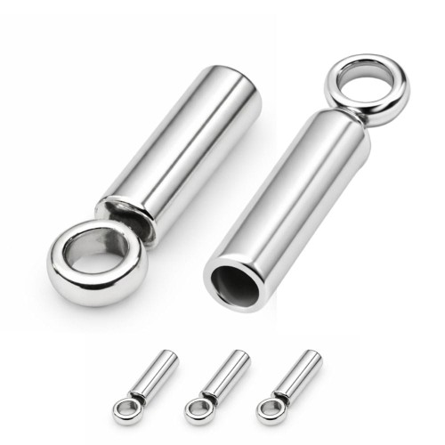 Końcówki do wklejania 10x1.5mm / stal kolor srebrny / 20 szt.