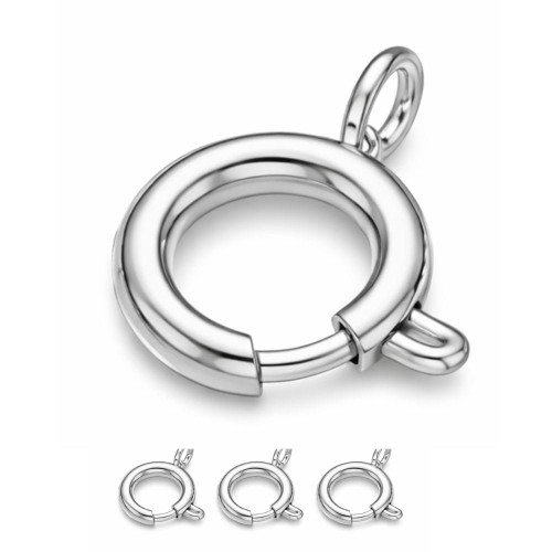 Zapięcie Federing 10mm / stal kolor srebrny / 5 szt.