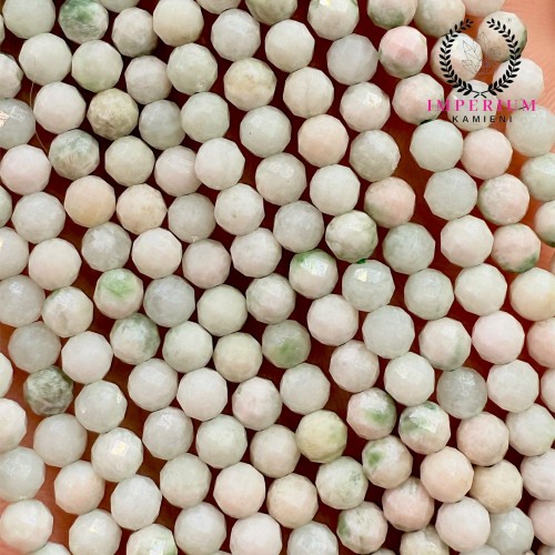 Amazonit Pistacjowy / kulka fasetowana / ok. 3mm