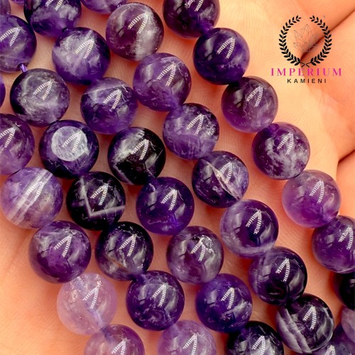 Ametyst / kulka gładka / ok. 8mm