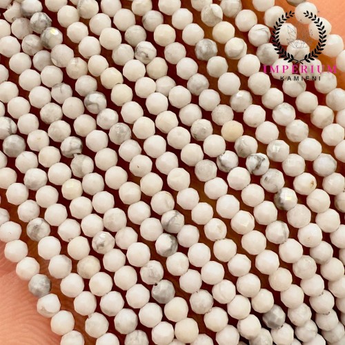 Howlit / kulka fasetowana / ok. 2mm