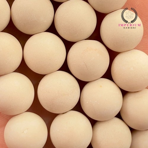 Kamień Rzeczny / kulka gładka matowa / ok. 10mm