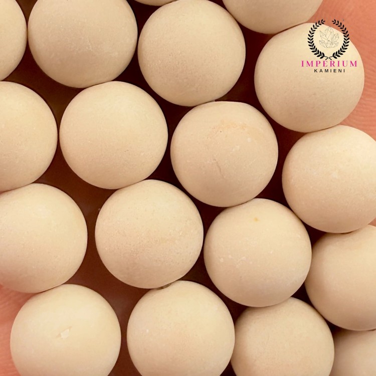 Kamień Rzeczny / kulka gładka matowa / ok. 10mm