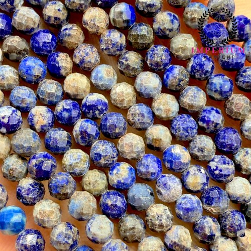 Lapis Lazuli / kulka fasetowana / ok. 4mm