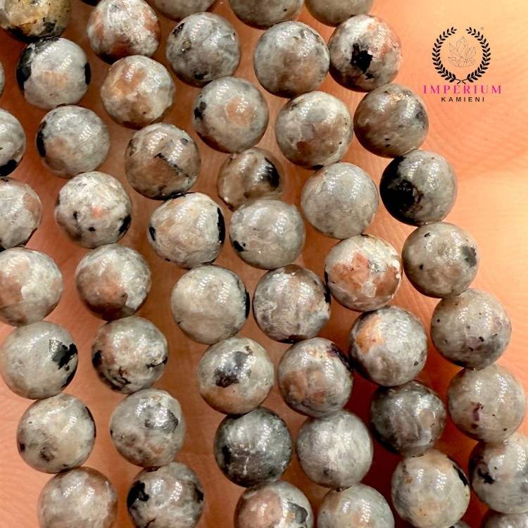 Yooperlite / kulka gładka / ok. 4mm