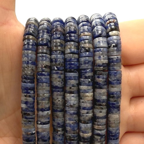 Jaspis Niebieski / heishi / ok. 6x1mm