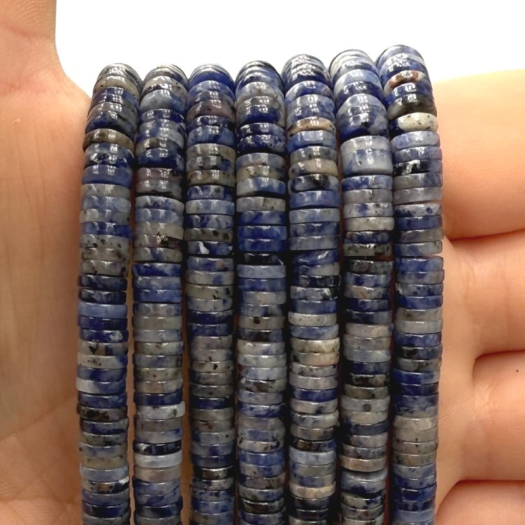 Jaspis Niebieski / heishi / ok. 6x1mm