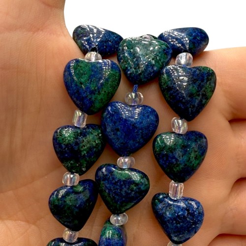Azuryt / serce / ok. 15mm