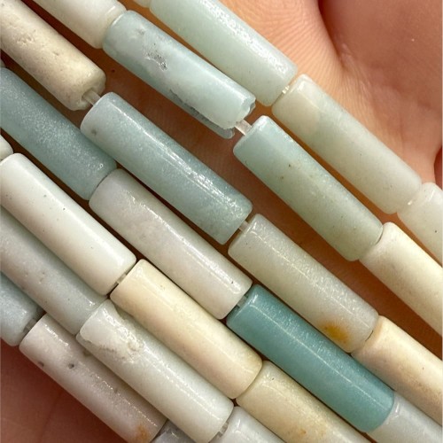 Amazonit / walec / ok. 4x13mm