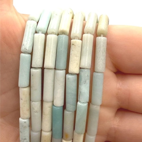 Amazonit / walec / ok. 4x13mm
