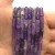Ametyst / walec / ok. 4x13mm