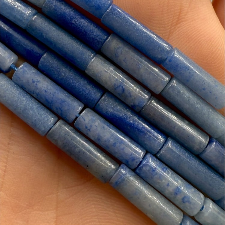 Awenturyn Niebieski / walec / ok. 4x13mm