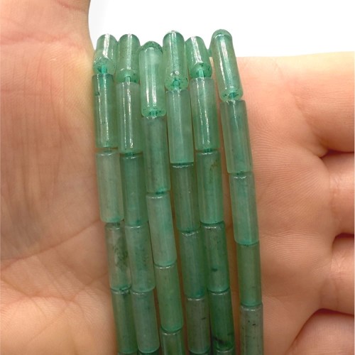 Awenturyn Zielony / walec / ok. 4x13mm