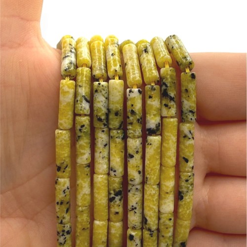 Turkus Żółty / walec / ok. 4x13mm