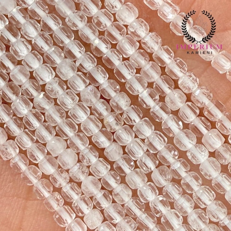 Kryształ Górski / kostka fasetowana / ok. 2x2mm