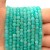 Amazonit Peruwiański / kostka fasetowana / ok. 4x4mm
