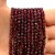 Granat / kostka fasetowana / ok. 4x4mm